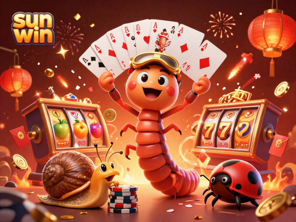 Experience the thrilling atmosphere of sun win with dynamic slot machines and game elements in a vibrant setting.