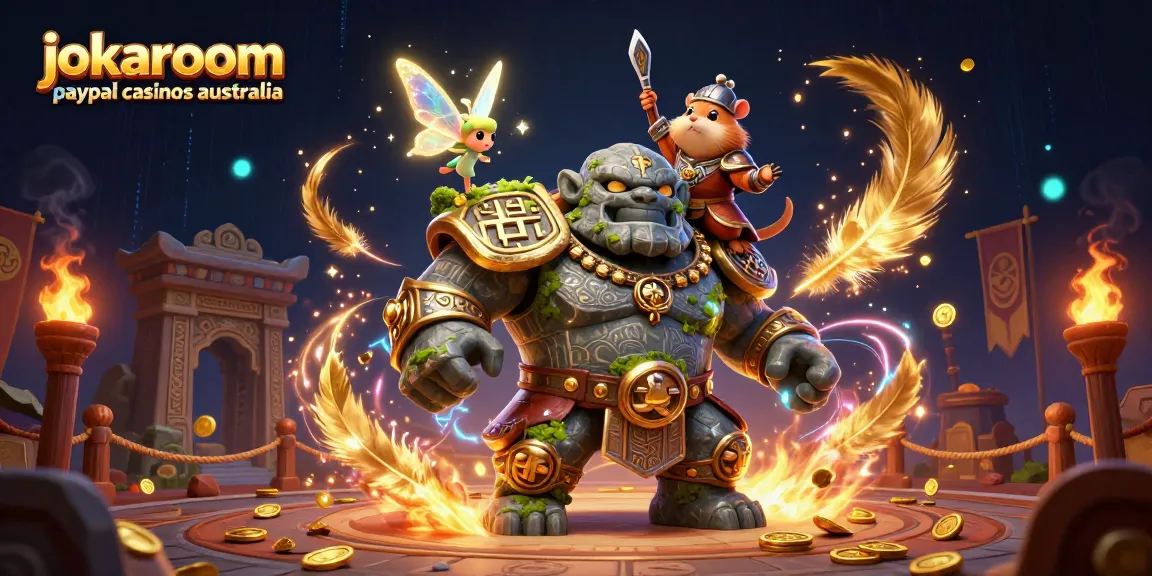 Explore the magical realm of jokaroom paypal casinos australia with vibrant casino themes and enchanting characters.