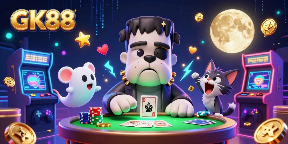 GK88 offers players thrilling card games with a unique 3D casino monster atmosphere.